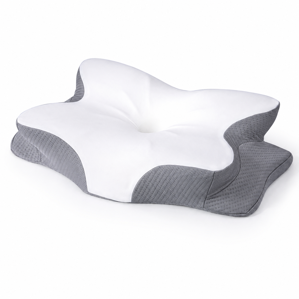 Almohada Cervical Ergonómica Memory Foam | Descanso y Alivio de Cuello